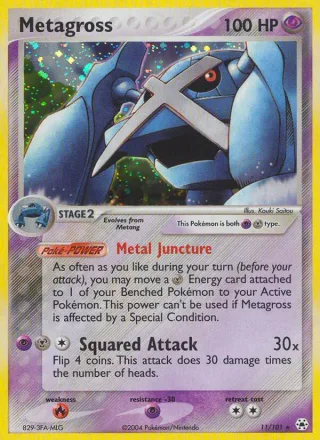 Metagross #11 · Hidden Legends Pokémon card