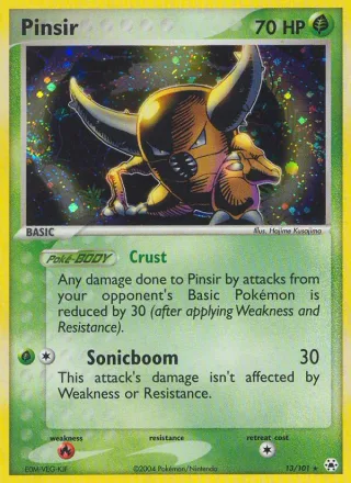 Pinsir #13 · Hidden Legends Pokémon card