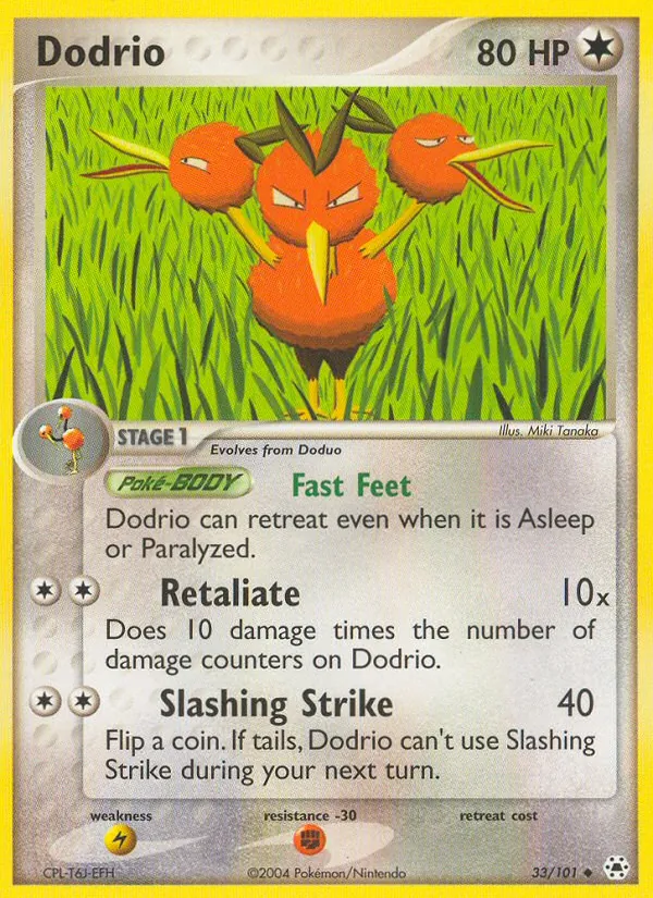 Dodrio full card art