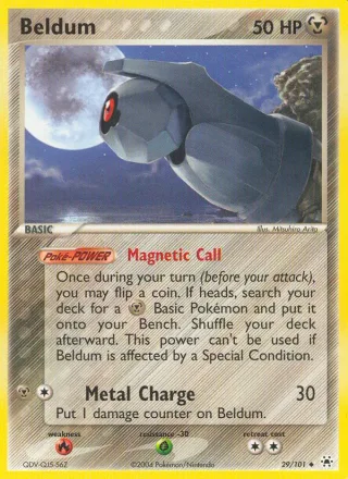 Beldum #29 · Hidden Legends Pokémon card