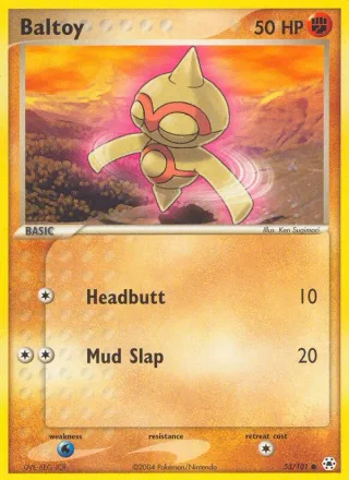 Baltoy #53 · Hidden Legends Pokémon card