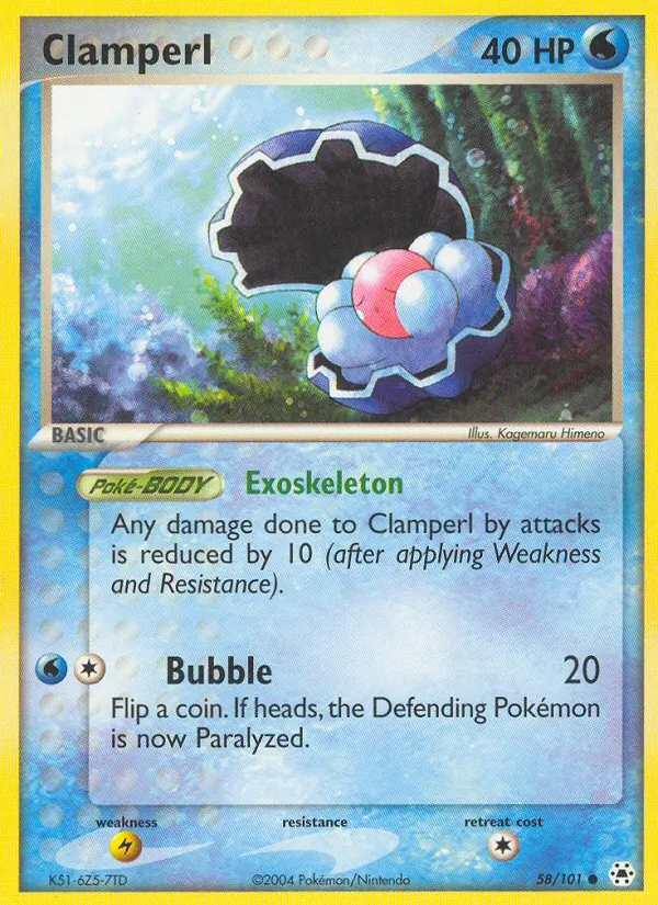 Clamperl full card art