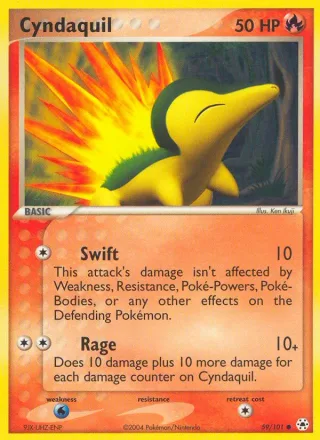 Cyndaquil #59 · Hidden Legends Pokémon card
