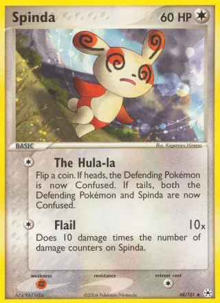 Spinda #48 · Hidden Legends Pokémon card