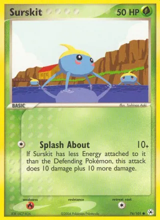 Surskit #76 · Hidden Legends Pokémon card