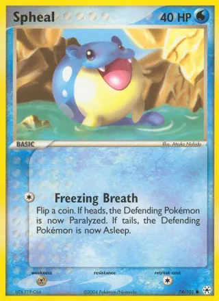 Spheal #74 · Hidden Legends Pokémon card