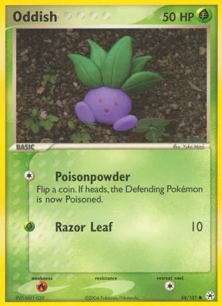 Oddish #68 · Hidden Legends Pokémon card