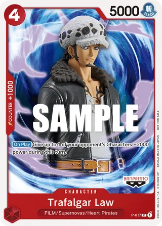 Trafalgar Law (One Piece Film Red) #P-017-one-piece-film-red · One Piece Promotion Cards One Piece card