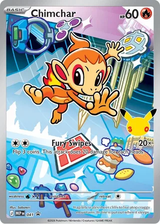 Chimchar #041 · MEP Black Star Promos Pokémon card