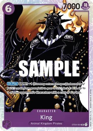 King #ST04-004 · Revision Pack Cards One Piece card