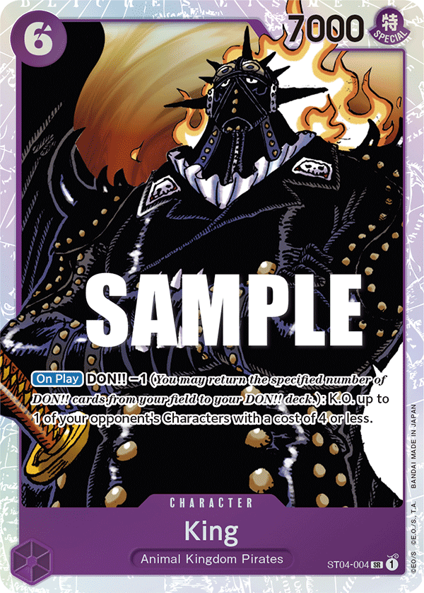 King full card art