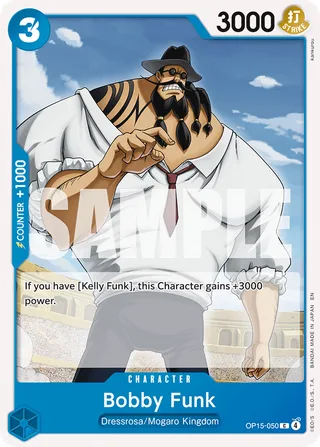 Bobby Funk #OP15-050 · Adventure on Kami's Island One Piece card
