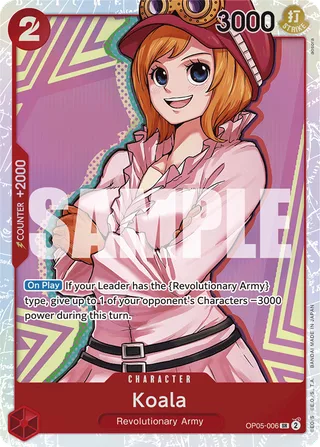 Koala (Alternate Art) #OP05-006-alternate-art · Premium Booster -The Best- One Piece card
