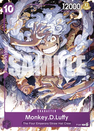 Monkey.D.Luffy (BANDAI CARD GAMES Fest 23-24 World Tour) #P-041-bandai-card-games-fest-23-24-world-tour · One Piece Promotion Cards One Piece card