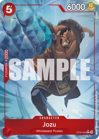 Jozu (Full Art) #ST30-005-full-art · ST-30: Starter Deck 30 EX Luffy & Ace One Piece card