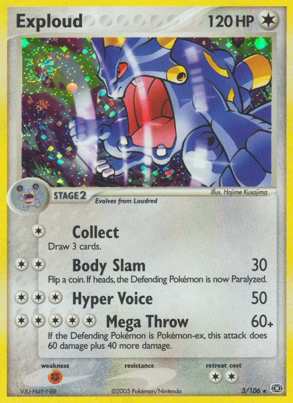 Exploud full card art