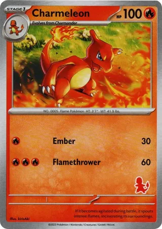 Charmeleon #10 · My First Battle Pokémon card