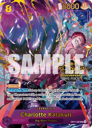 Charlotte Katakuri (Japanese Version 3rd Anniversary Set) #OP11-067-japanese-version-3rd-anniversary-set · One Piece Promotion Cards One Piece card