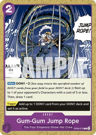Gum-Gum Jump Rope #OP09-079 · Emperors in the New World One Piece card