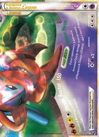 Rayquaza & Deoxys LEGEND #90 · Undaunted Pokémon card