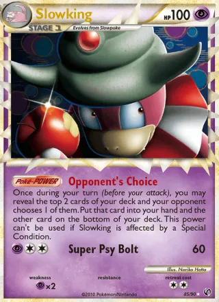 Slowking #85 · Undaunted Pokémon card