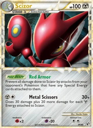 Scizor #84 · Undaunted Pokémon card