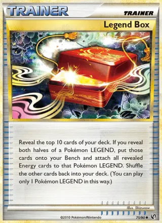 Legend Box #75 · Undaunted Pokémon card