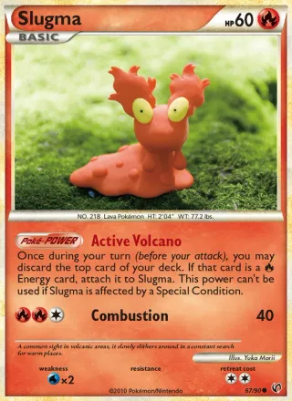 Slugma #67 · Undaunted Pokémon card