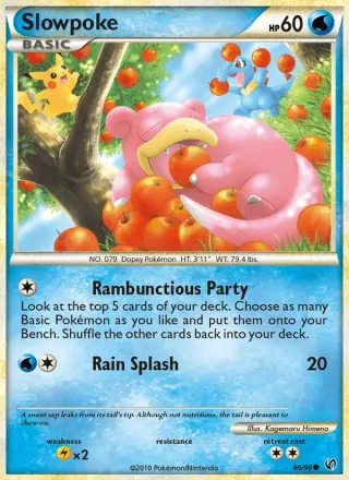 Slowpoke #66 · Undaunted Pokémon card