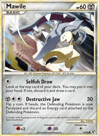 Mawile #56 · Undaunted Pokémon card