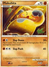 Makuhita · Undaunted Pokémon card