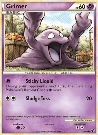 Grimer #50 · Undaunted Pokémon card