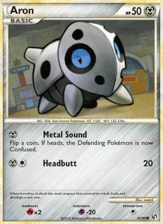 Aron #42 · Undaunted Pokémon card