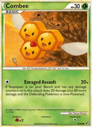 Combee #44 · Undaunted Pokémon card