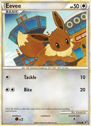 Eevee #47 · Undaunted Pokémon card