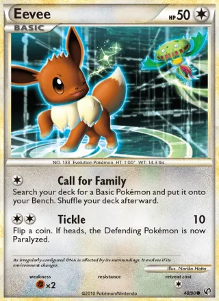 Eevee #48 · Undaunted Pokémon card