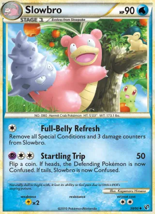 Slowbro #38 · Undaunted Pokémon card