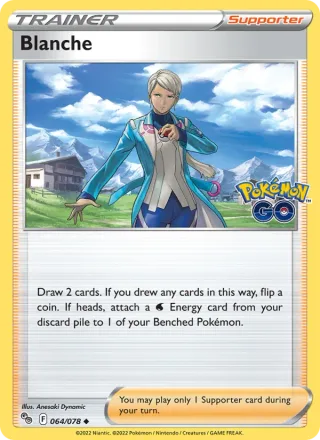 Blanche #064 · Pokémon GO Pokémon card