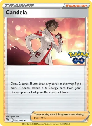 Candela #065 · Pokémon GO Pokémon card