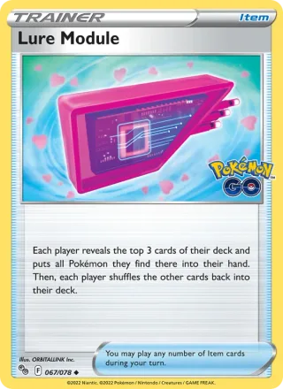 Lure Module #067 · Pokémon GO Pokémon card