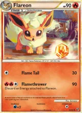 Flareon · Undaunted Pokémon card