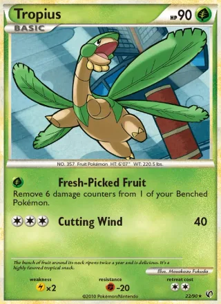 Tropius #22 · Undaunted Pokémon card