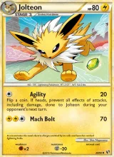 Jolteon · Undaunted Pokémon card