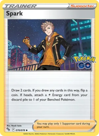 Spark #070 · Pokémon GO Pokémon card
