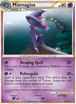 Mismagius #19 · Undaunted Pokémon card