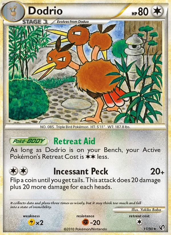 Dodrio full card art