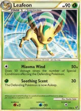 Leafeon · Undaunted Pokémon card