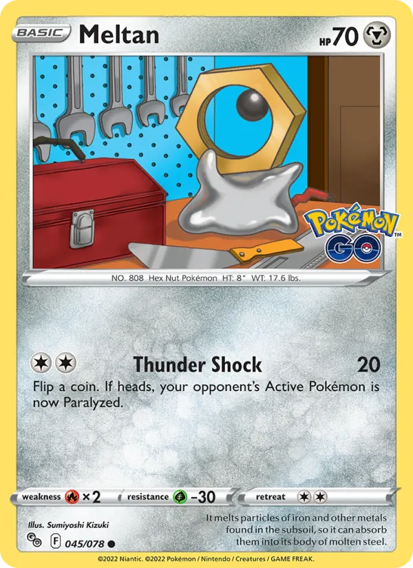 Meltan full card art