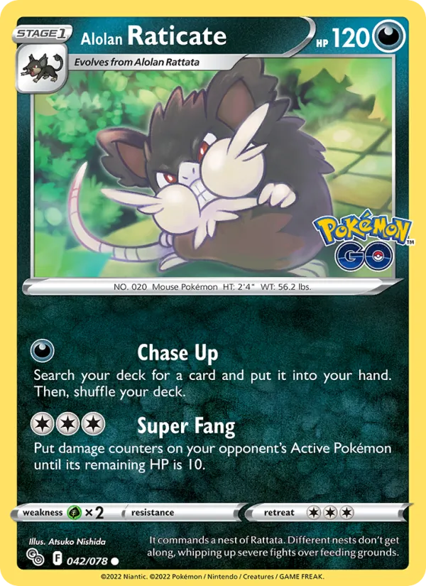 Alolan Raticate full card art