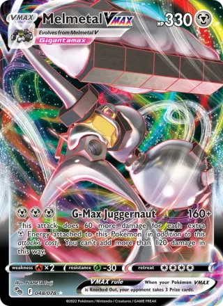 Melmetal VMAX #048 · Pokémon GO Pokémon card
